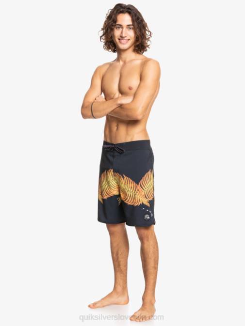 Quiksilver PJ4H1881 moški Črna deskarske hlače surfsilk hawaii scallop 19