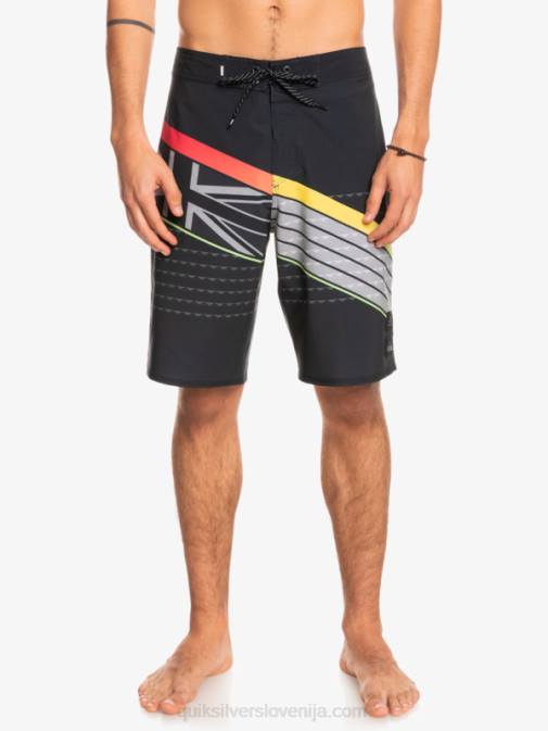 Quiksilver PJ4H1887 moški Črna surfsilk hawaii core 20 kratke hlače za desko