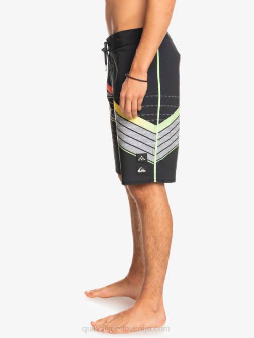 Quiksilver PJ4H1887 moški Črna surfsilk hawaii core 20 kratke hlače za desko