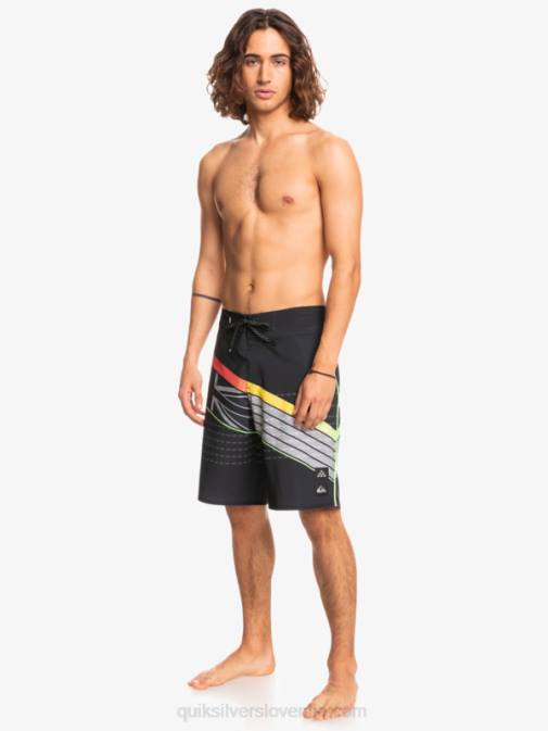 Quiksilver PJ4H1887 moški Črna surfsilk hawaii core 20 kratke hlače za desko