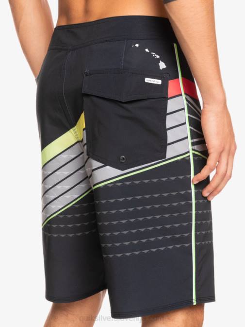 Quiksilver PJ4H1887 moški Črna surfsilk hawaii core 20 kratke hlače za desko