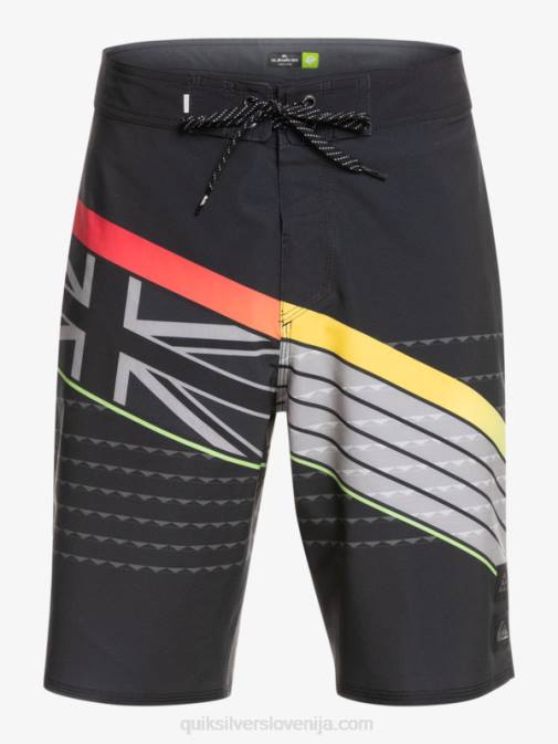 Quiksilver PJ4H1887 moški Črna surfsilk hawaii core 20 kratke hlače za desko