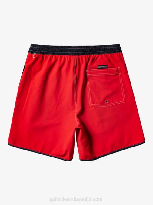 Quiksilver PJ4H198 moški rdeča z visokim tveganjem original pokrovača 17 volejev