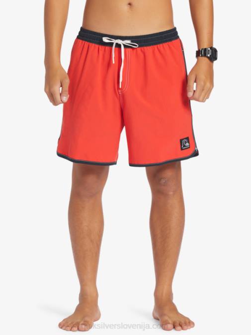 Quiksilver PJ4H198 moški rdeča z visokim tveganjem original pokrovača 17 volejev