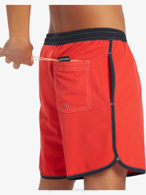 Quiksilver PJ4H198 moški rdeča z visokim tveganjem original pokrovača 17 volejev