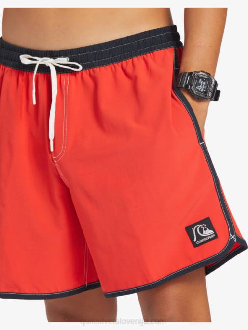 Quiksilver PJ4H198 moški rdeča z visokim tveganjem original pokrovača 17 volejev