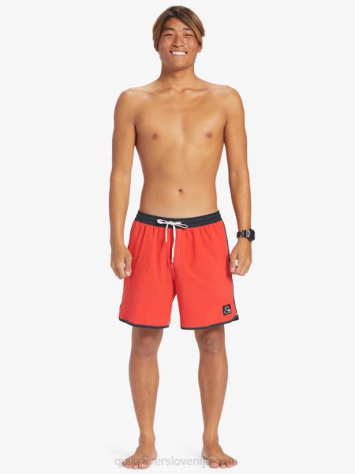 Quiksilver PJ4H198 moški rdeča z visokim tveganjem original pokrovača 17 volejev