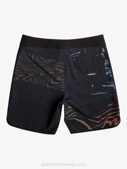 Quiksilver PJ4H19 moški Črna Highlite Scallop 19 kratke hlače za desko