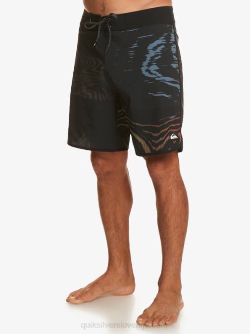 Quiksilver PJ4H19 moški Črna Highlite Scallop 19 kratke hlače za desko