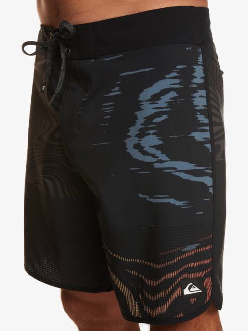 Quiksilver PJ4H19 moški Črna Highlite Scallop 19 kratke hlače za desko