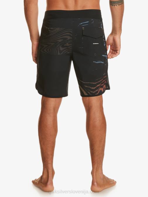 Quiksilver PJ4H19 moški Črna Highlite Scallop 19 kratke hlače za desko