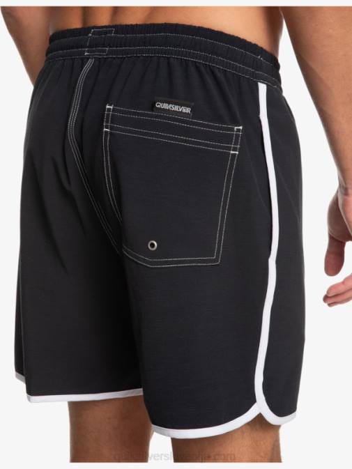 Quiksilver PJ4H200 moški Črna original pokrovača 17 volejev