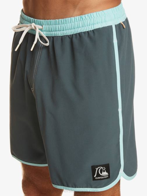 Quiksilver PJ4H201 moški temni skrilavec original pokrovača 17 volejev