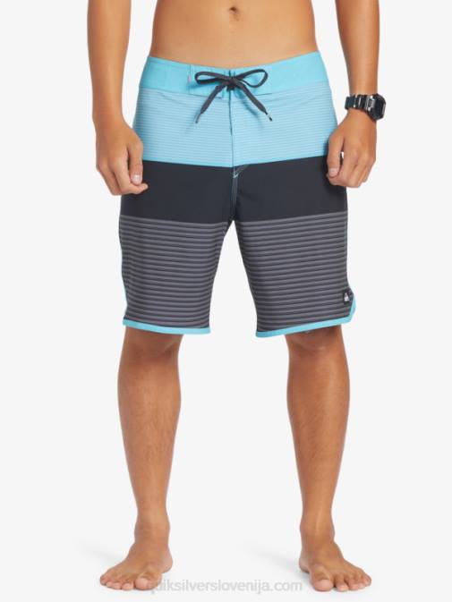Quiksilver PJ4H209 moški rečno modra surfsilk tijuana 19 kratke hlače za desko