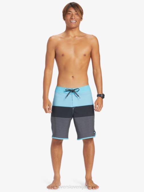 Quiksilver PJ4H209 moški rečno modra surfsilk tijuana 19 kratke hlače za desko