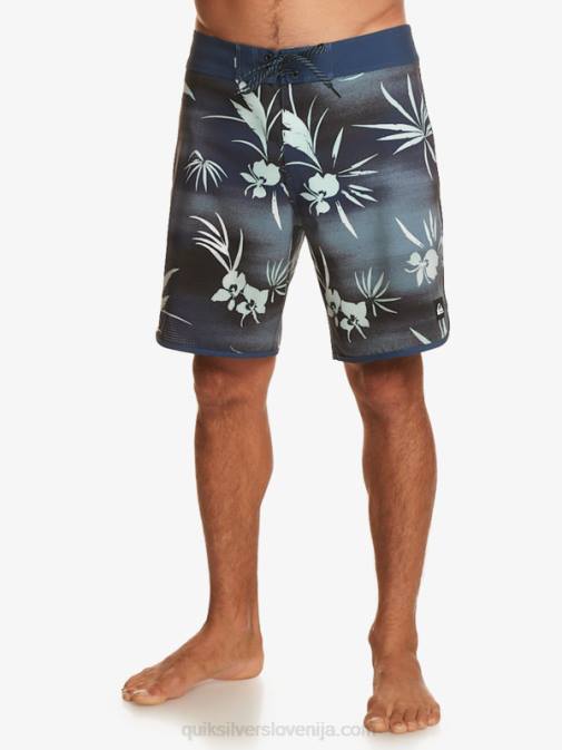 Quiksilver PJ4H20 moški mornariška akademija Highlite Scallop 19 kratke hlače za desko