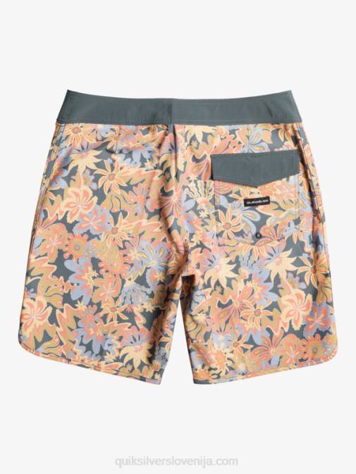 Quiksilver PJ4H219 moški temni skrilavec deskarske hlače surfsilk scallop 19