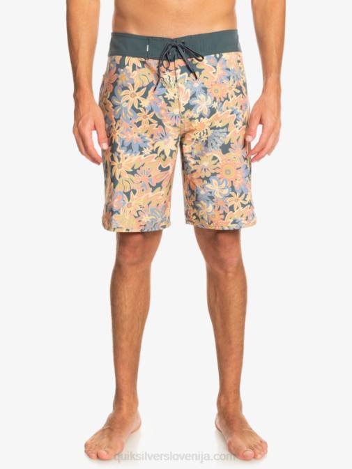Quiksilver PJ4H219 moški temni skrilavec deskarske hlače surfsilk scallop 19