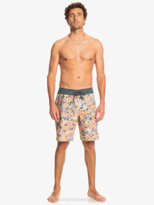 Quiksilver PJ4H219 moški temni skrilavec deskarske hlače surfsilk scallop 19
