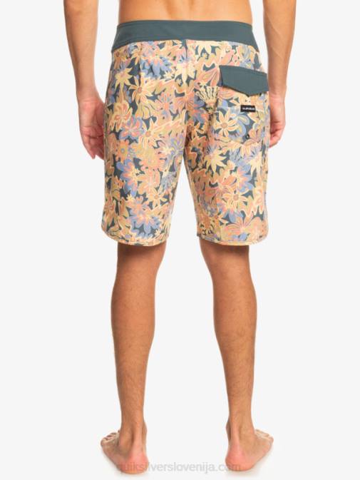 Quiksilver PJ4H219 moški temni skrilavec deskarske hlače surfsilk scallop 19
