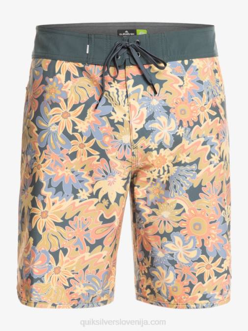Quiksilver PJ4H219 moški temni skrilavec deskarske hlače surfsilk scallop 19