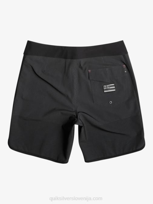 Quiksilver PJ4H21 moški Črna Highlite Scallop 19 kratke hlače za desko