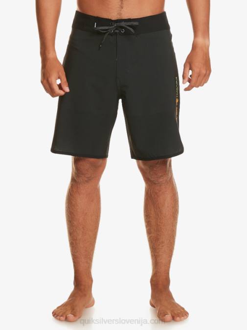 Quiksilver PJ4H21 moški Črna Highlite Scallop 19 kratke hlače za desko