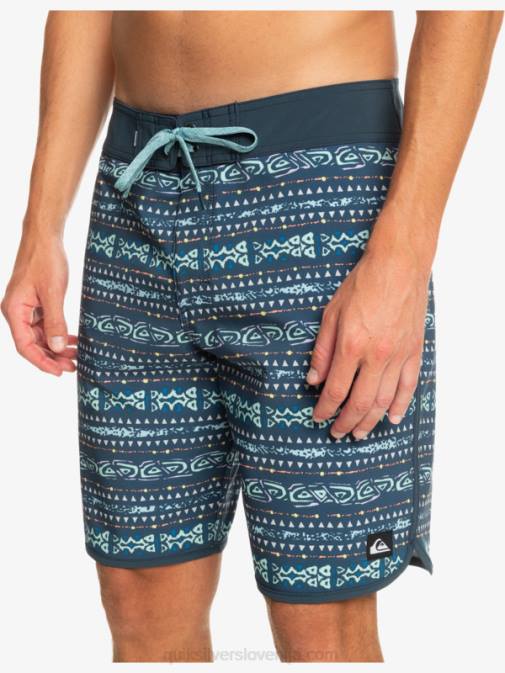 Quiksilver PJ4H221 moški polnočna mornarica deskarske hlače surfsilk scallop 19