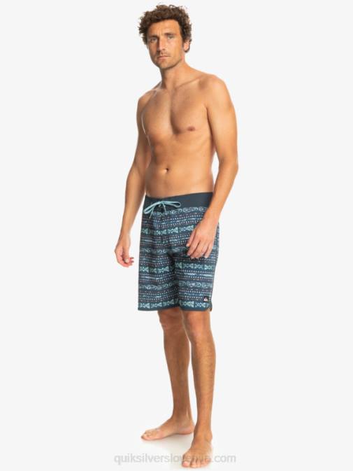 Quiksilver PJ4H221 moški polnočna mornarica deskarske hlače surfsilk scallop 19