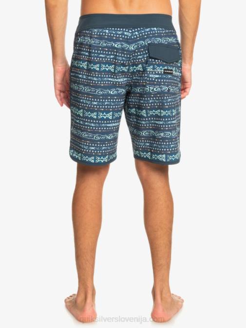 Quiksilver PJ4H221 moški polnočna mornarica deskarske hlače surfsilk scallop 19