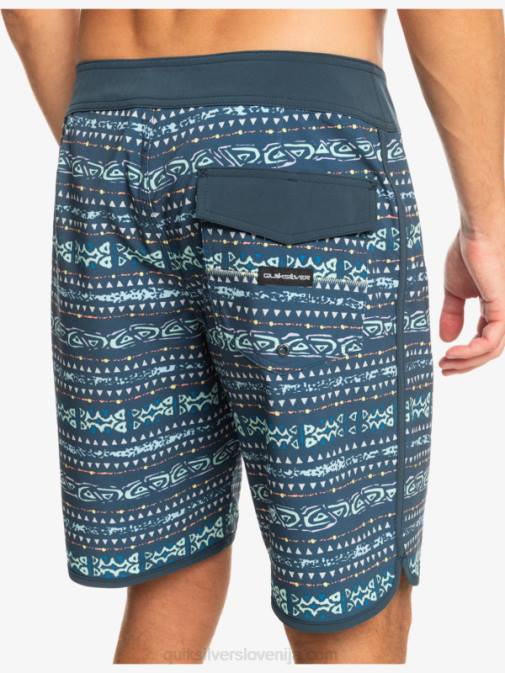 Quiksilver PJ4H221 moški polnočna mornarica deskarske hlače surfsilk scallop 19