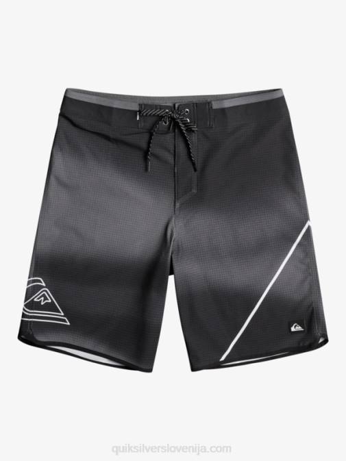 Quiksilver PJ4H223 moški Črna surfsilk new wave 20 kratke hlače za desko