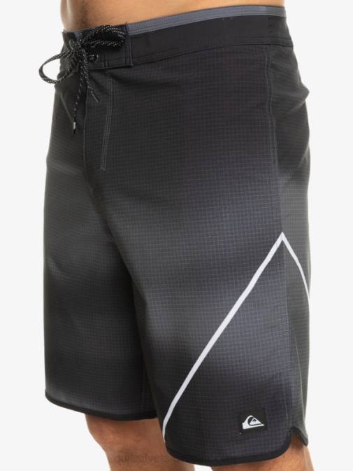 Quiksilver PJ4H223 moški Črna surfsilk new wave 20 kratke hlače za desko