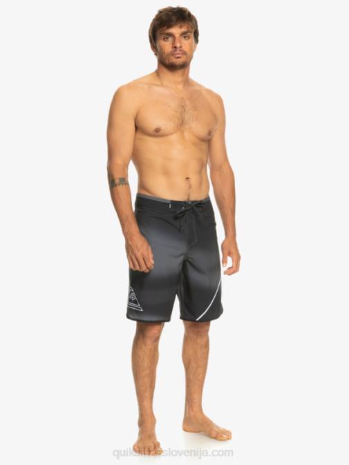Quiksilver PJ4H223 moški Črna surfsilk new wave 20 kratke hlače za desko