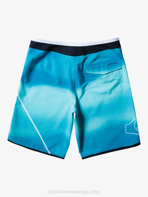 Quiksilver PJ4H225 moški rečno modra surfsilk new wave 20 kratke hlače za desko
