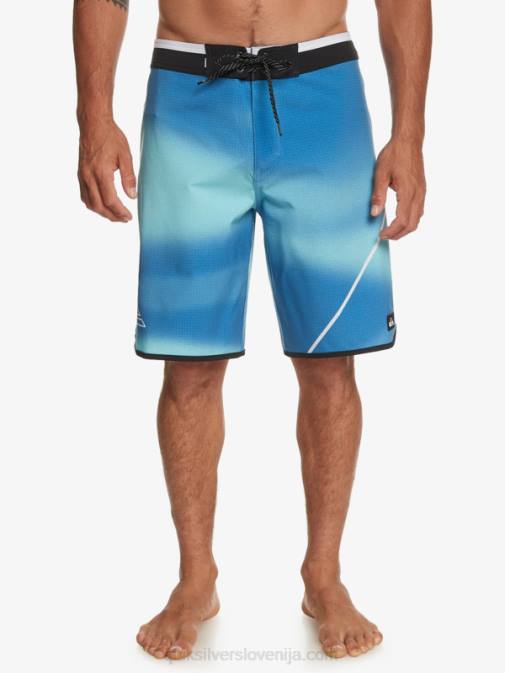 Quiksilver PJ4H225 moški rečno modra surfsilk new wave 20 kratke hlače za desko