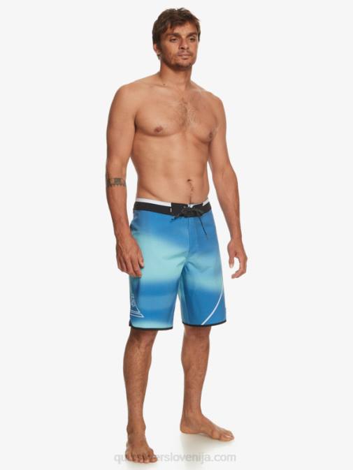Quiksilver PJ4H225 moški rečno modra surfsilk new wave 20 kratke hlače za desko