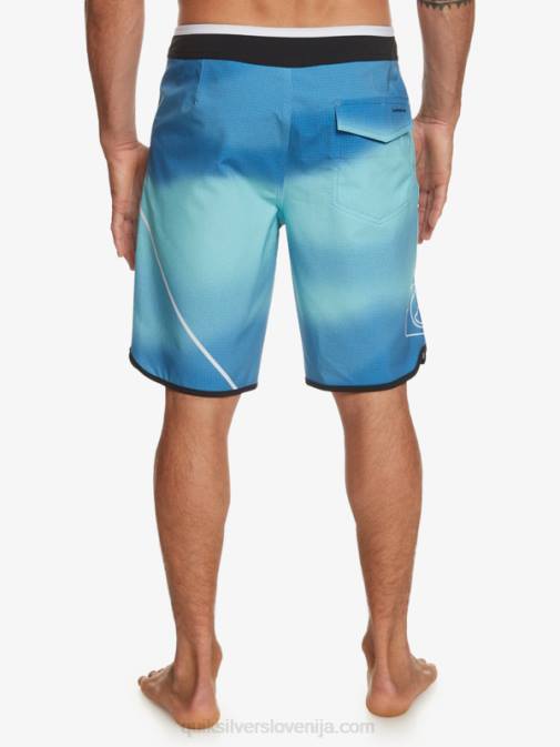 Quiksilver PJ4H225 moški rečno modra surfsilk new wave 20 kratke hlače za desko