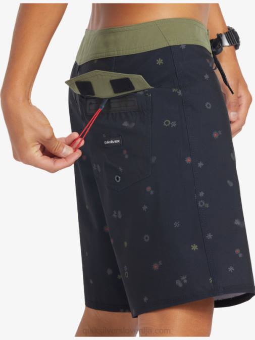 Quiksilver PJ4H239 moški Črna surfsilk qs 69 18 kratke hlače za desko