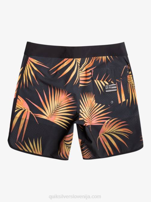 Quiksilver PJ4H23 moški mineralno rdeče Highlite Scallop 19 kratke hlače za desko