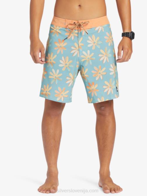 Quiksilver PJ4H240 moški kameja modra surfsilk qs 69 18 kratke hlače za desko