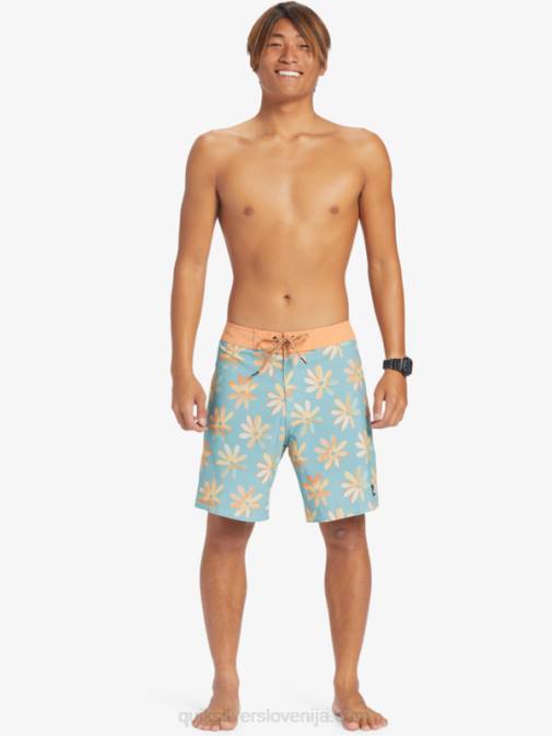 Quiksilver PJ4H240 moški kameja modra surfsilk qs 69 18 kratke hlače za desko