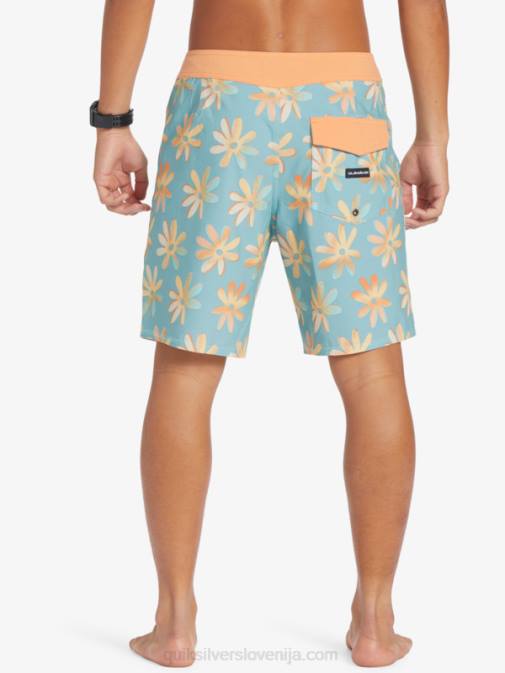 Quiksilver PJ4H240 moški kameja modra surfsilk qs 69 18 kratke hlače za desko