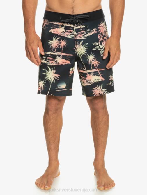 Quiksilver PJ4H243 moški Črna surfsilk qs 69 18 kratke hlače za desko
