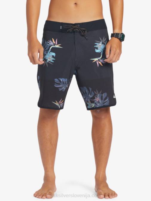 Quiksilver PJ4H24 moški Črna Highlite Scallop 19 kratke hlače za desko