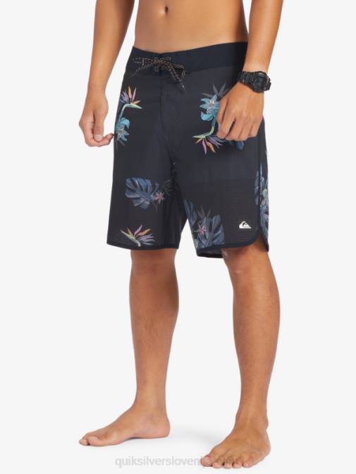 Quiksilver PJ4H24 moški Črna Highlite Scallop 19 kratke hlače za desko