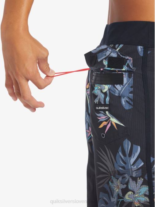 Quiksilver PJ4H24 moški Črna Highlite Scallop 19 kratke hlače za desko
