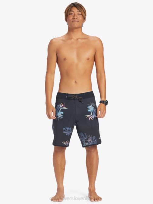 Quiksilver PJ4H24 moški Črna Highlite Scallop 19 kratke hlače za desko