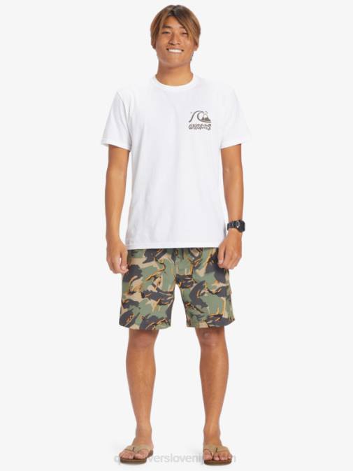 Quiksilver PJ4H252 moški camo - plage taxer cargo 18 amphibian boardshorts