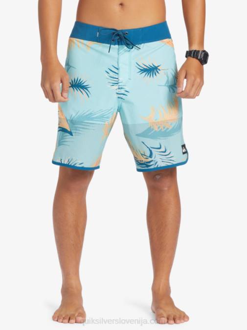 Quiksilver PJ4H27 moški maroško modra Highlite Scallop 19 kratke hlače za desko